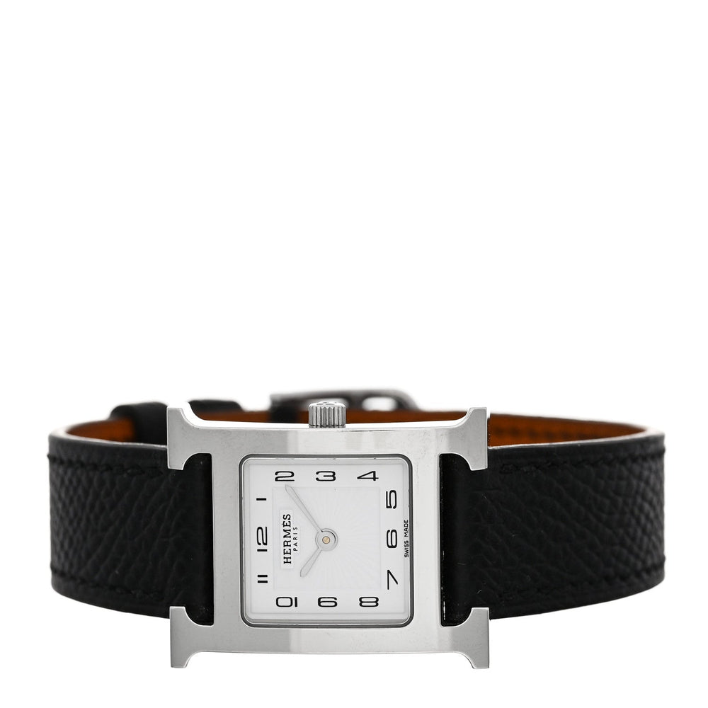 Hermes Heure H 21mm Watch Noir Epsom image 2