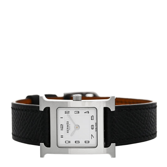 Hermes Heure H 21mm Watch Noir Epsom image 2