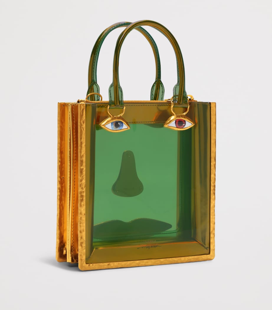 Schiaparelli Vinyl Face Top Handle Bag Pale Green – PRELOOV