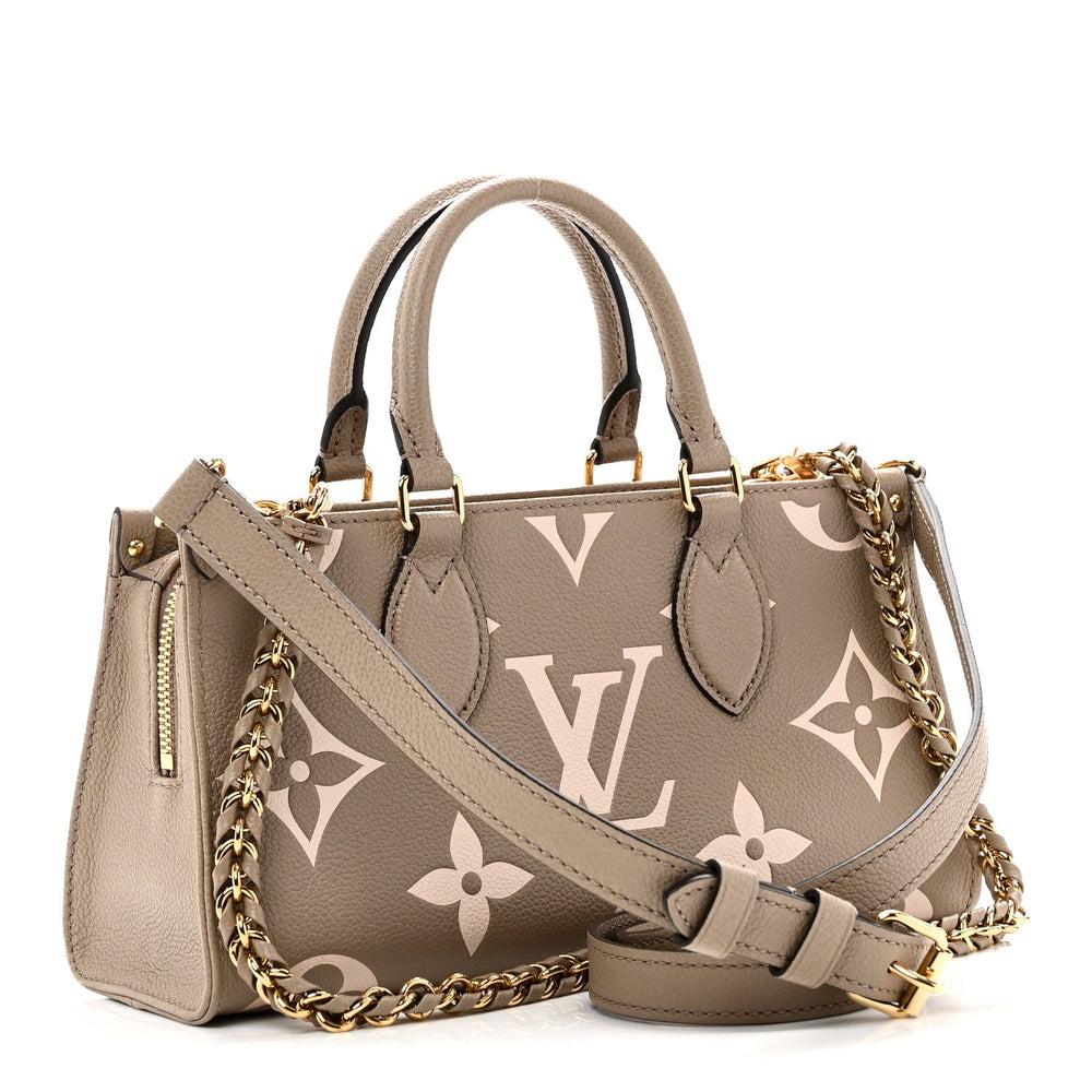 Louis Vuitton OnTheGo East West Dove Cream Empreinte image 3