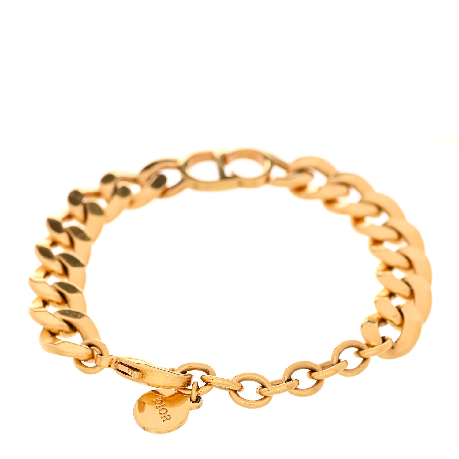 Christian Dior CD Icon Chain Bracelet Gold image 2