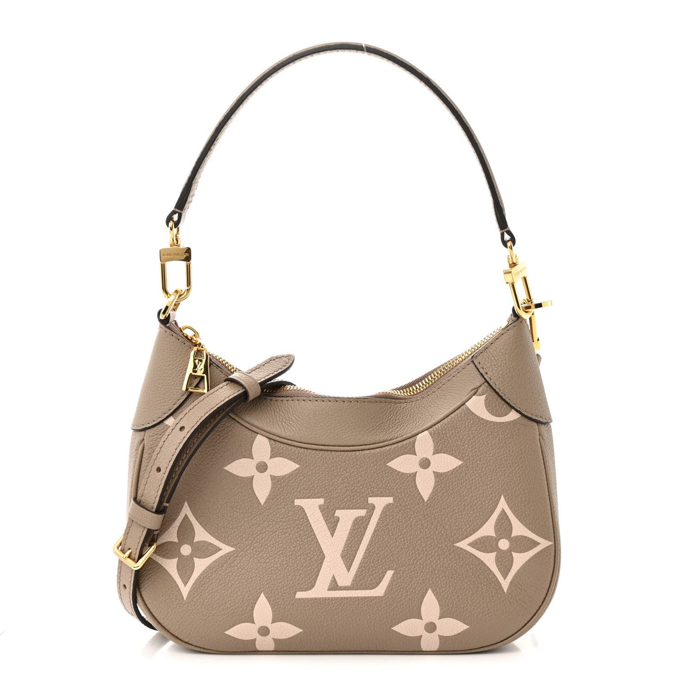 Louis Vuitton Bagatelle NM Tourterelle Creme Empreinte Monogram Giant – PRELOOV