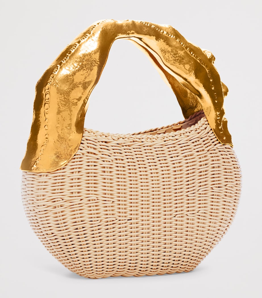 Schiaparelli Calfskin Anatomy Basket Bag Beige – PRELOOV