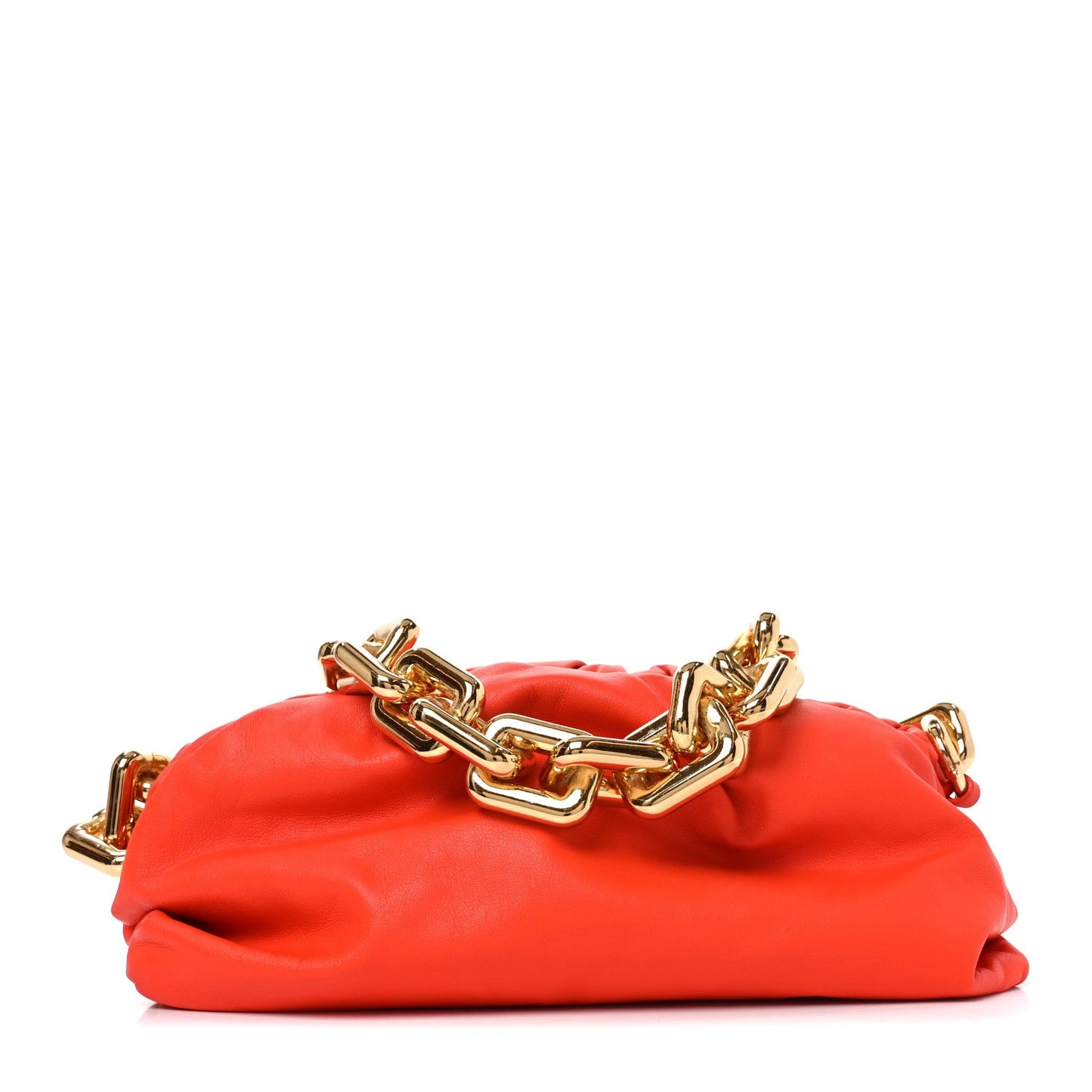 Bottega Veneta Calfskin The Pouch Chain Orange 2026 PRELOOV foto 1