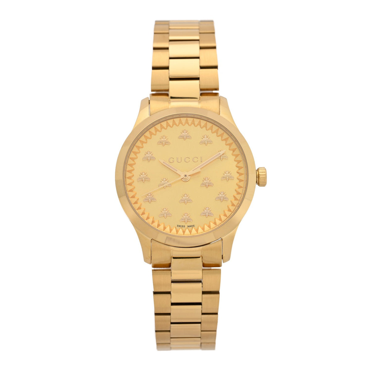 Gucci G-Timeless 32mm Bee Quartz Watch Gold image 1