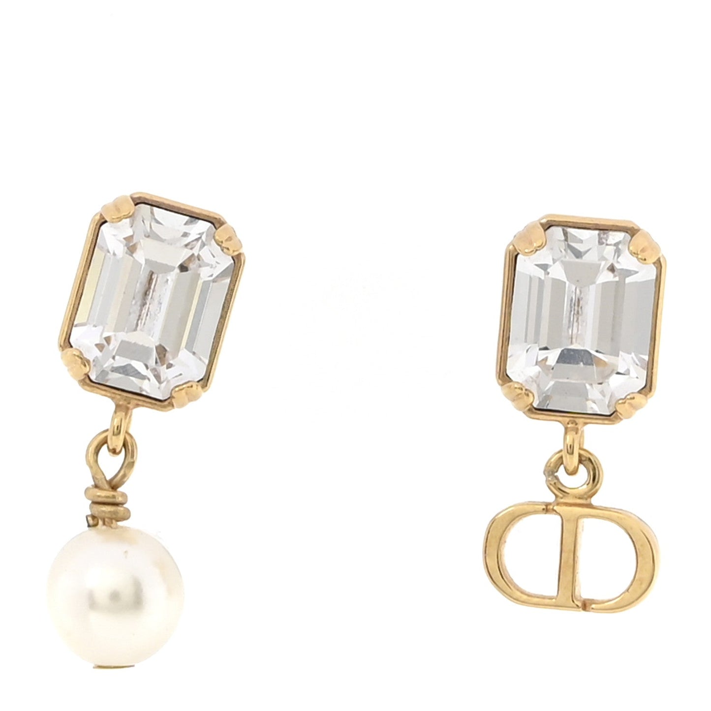 Christian Dior Petit CD Earrings Gold image 1
