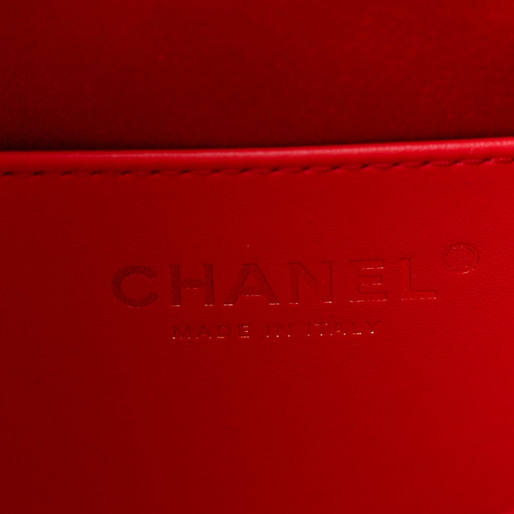 Chanel Caviar Quilted Mini Chanel 25 Handbag Red 2026 – PRELOOV