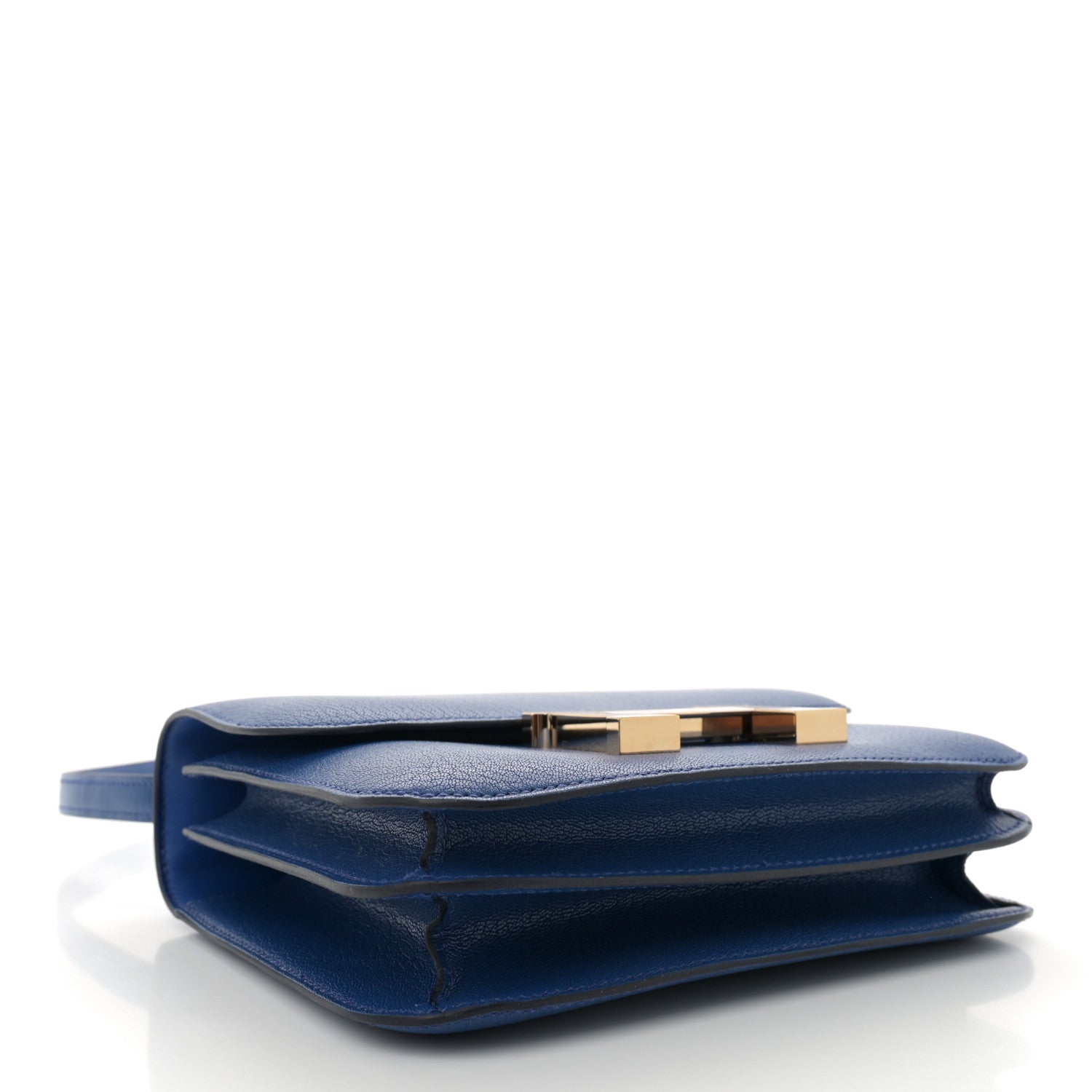 Hermès Chevre Mysore Constance 18 Bleu France foto 3