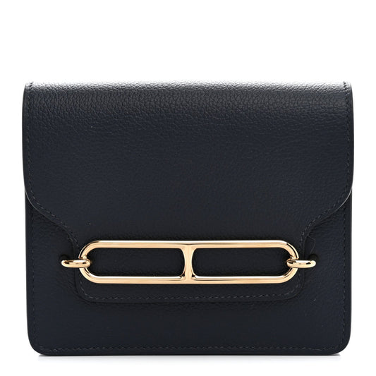 Hermès Roulis Slim Wallet Bleu Nuit Evercolor - PRELOOV