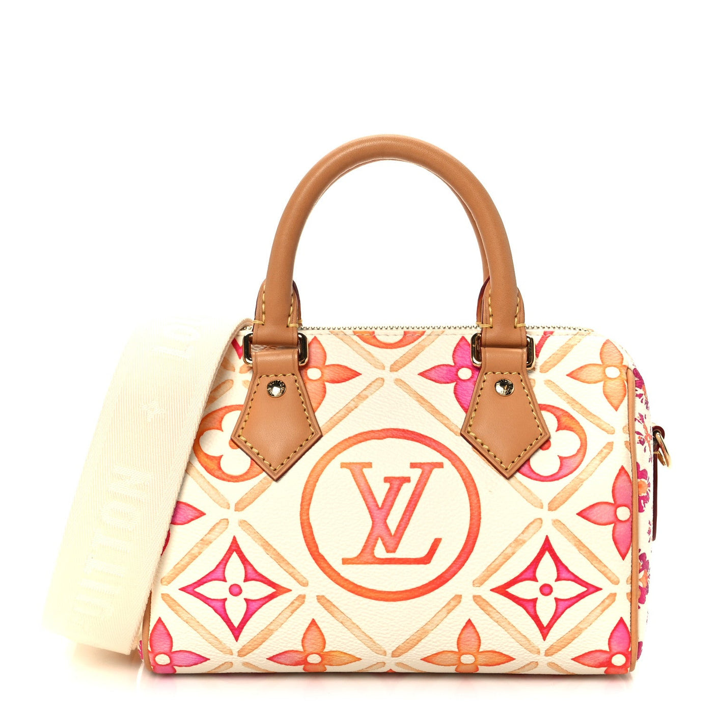 Louis Vuitton Speedy 20 Coral Monogram Tiles By The Pool – PRELOOV