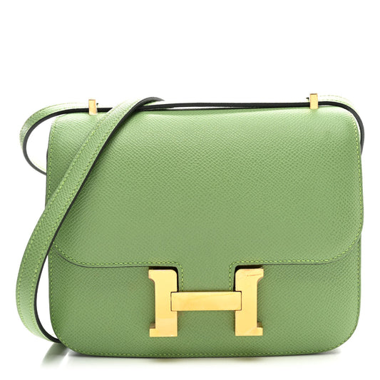 Hermès Epsom Constance 18 Vert Criquet