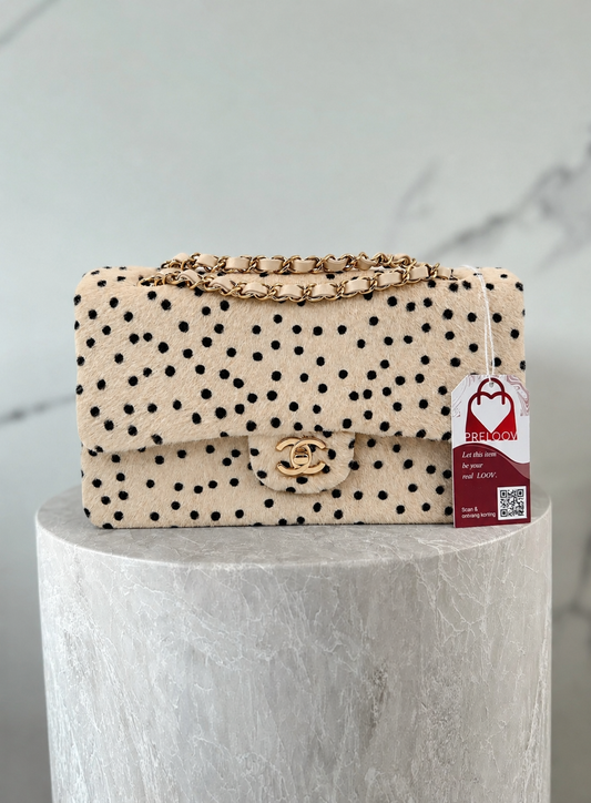 CHANEL Pony Hair Cheetah Printed Flap – Light Beige & Black – 2026