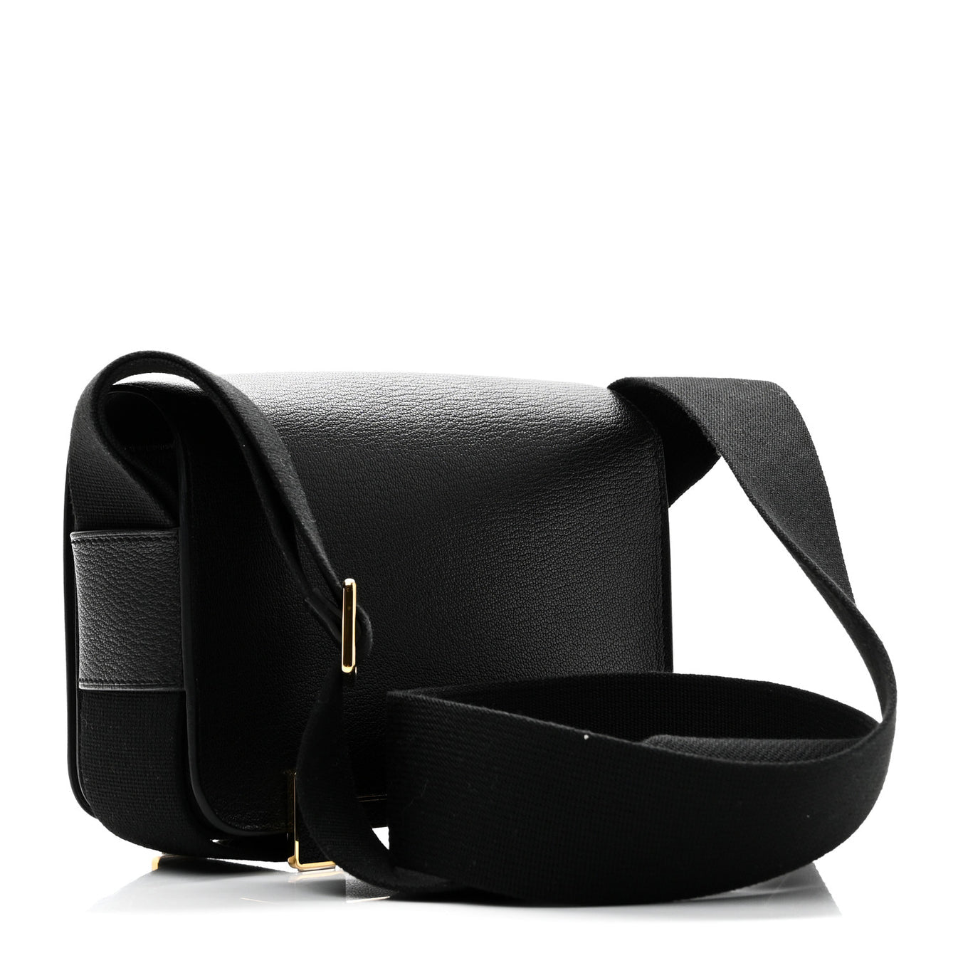 Hermès Chèvre Mysore Geta Black 2023 – Compact Crossbody Bag | Palladium Hardware