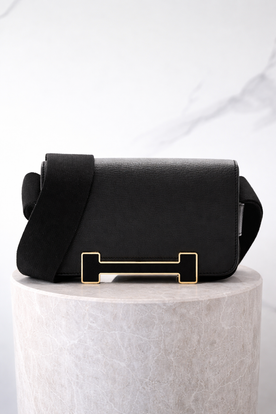 Hermès Chèvre Mysore Geta Black Palladium Hardware – PRELOOV
