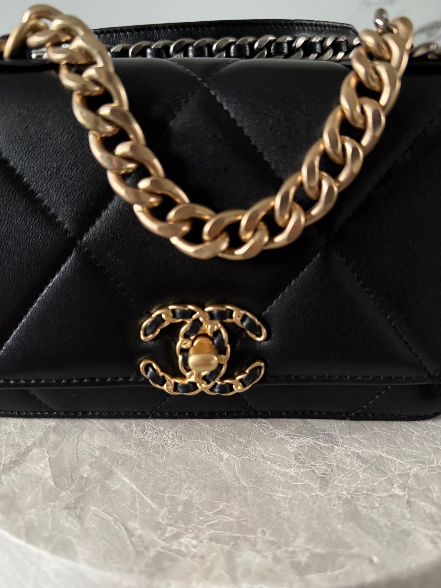 Chanel 19 Wallet on a Chain