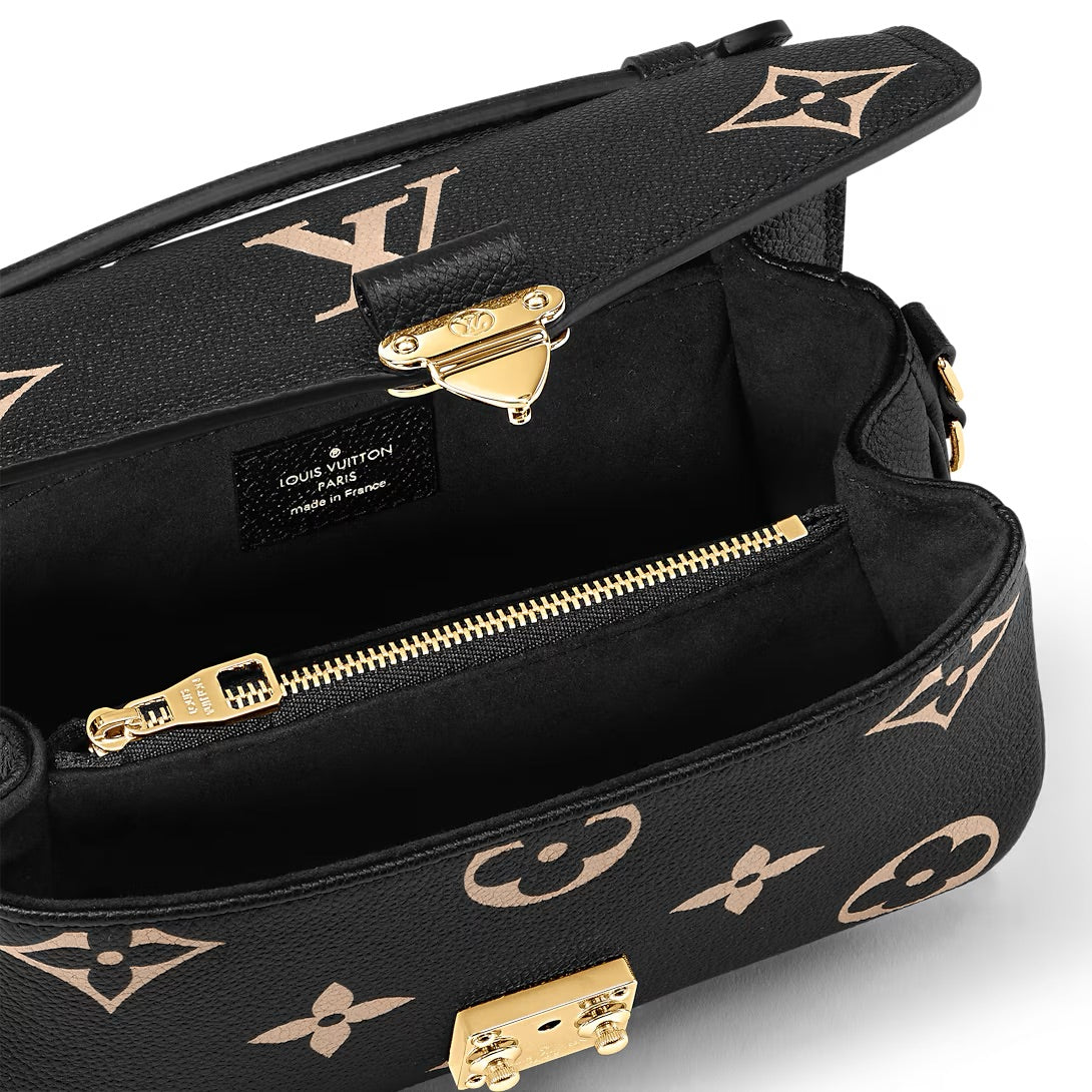 Louis Vuitton Pochette Metis East West Monogram Empreinte Noir