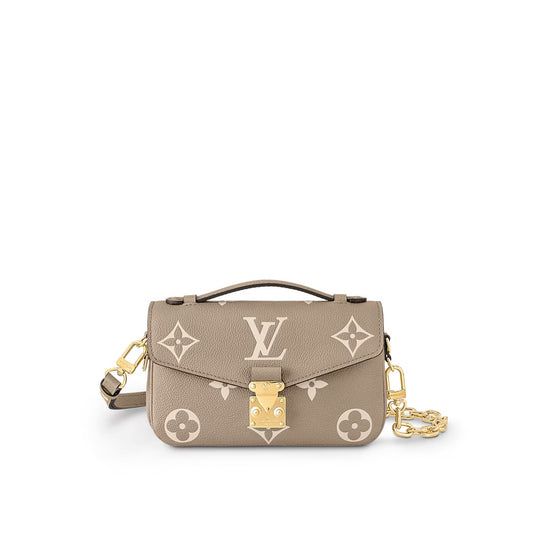 Louis Vuitton Pochette Métis East West tourterelle crème