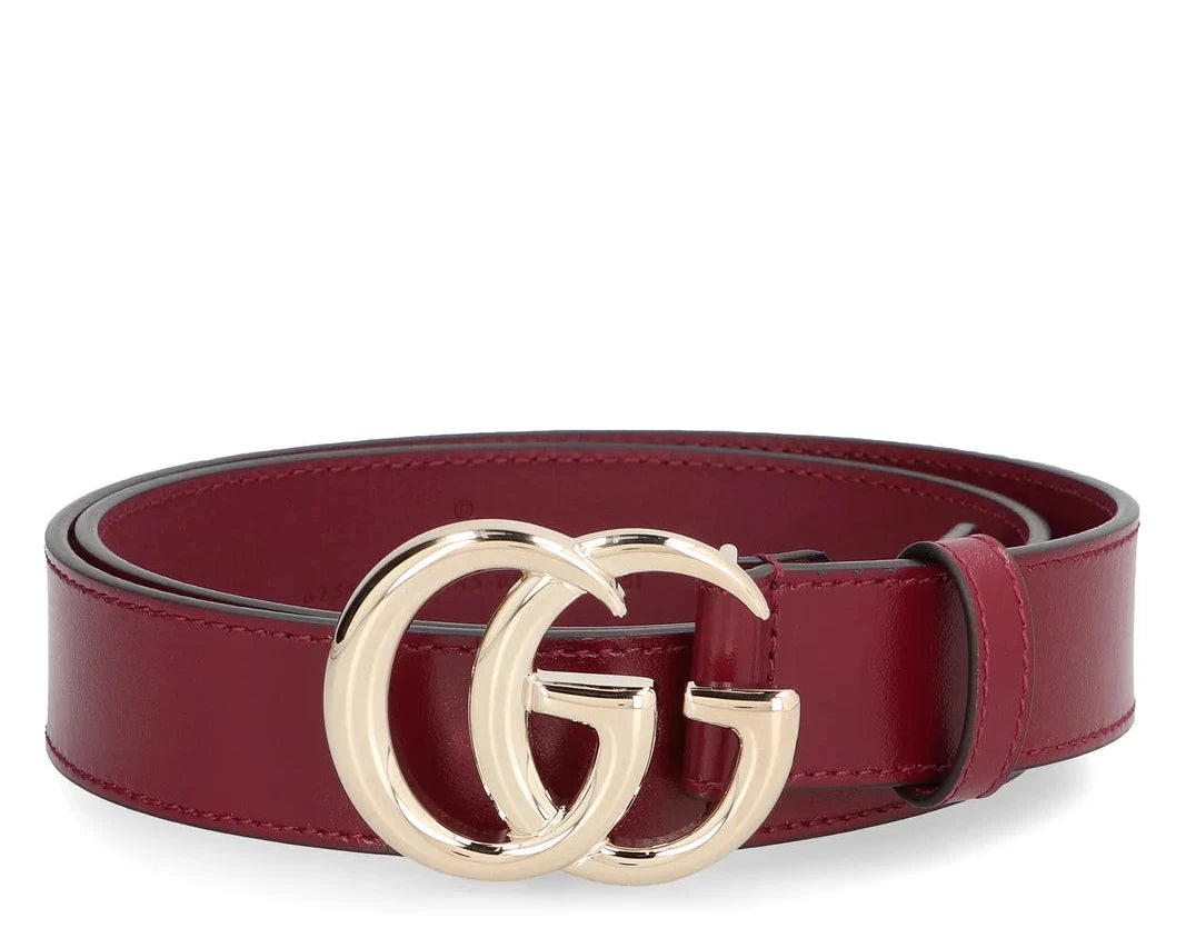 Gucci GG belt Rosso Ancora 3 cm