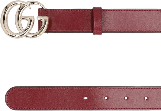 Gucci GG belt Rosso Ancora 3 cm