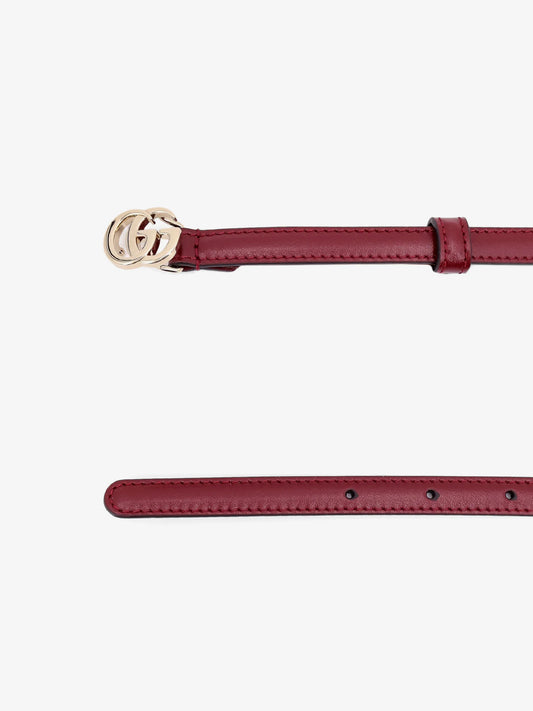 Gucci Marmont belt Rosso Ancora 1.5 cm