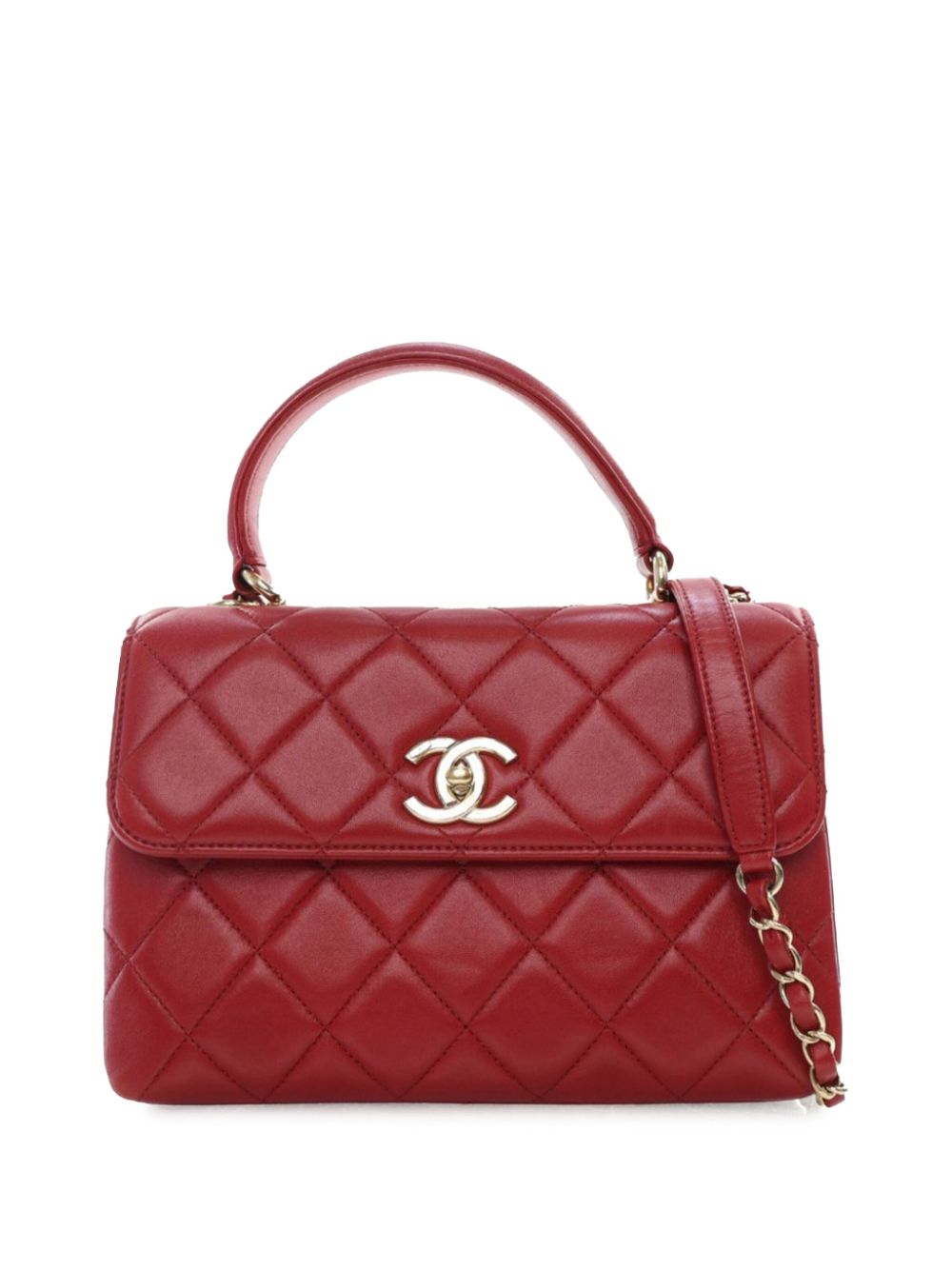 Chanel Trendy CC Flap red