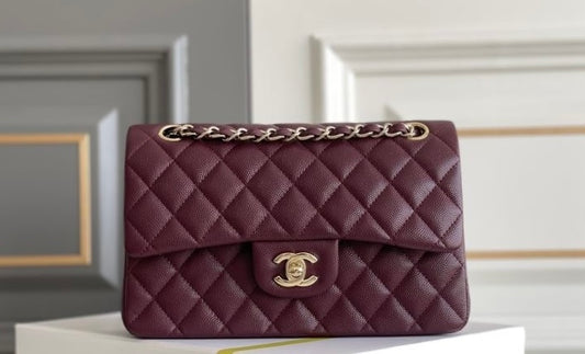 CHANEL TIMELESS CLASSIC DOUBLE FLAP BORDEAUX