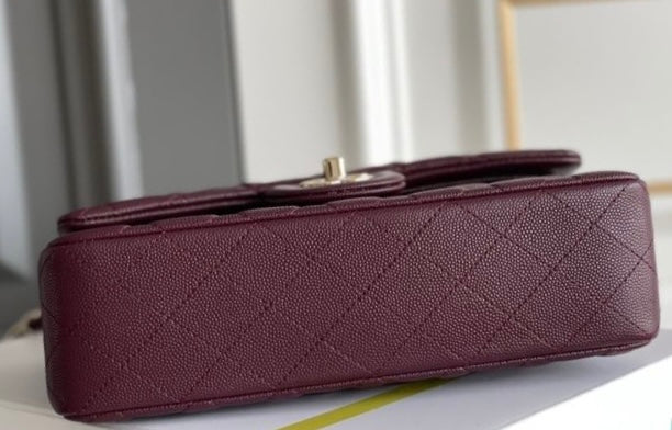 CHANEL TIMELESS CLASSIC DOUBLE FLAP BORDEAUX