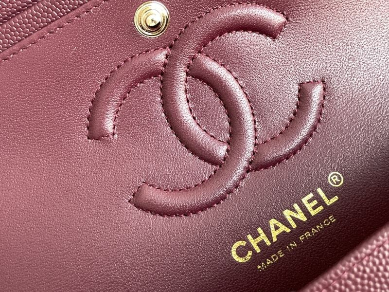 CHANEL TIMELESS CLASSIC DOUBLE FLAP BORDEAUX