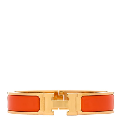 Hermes Narrow Clic Clac H Bracelet PM Orange image 1