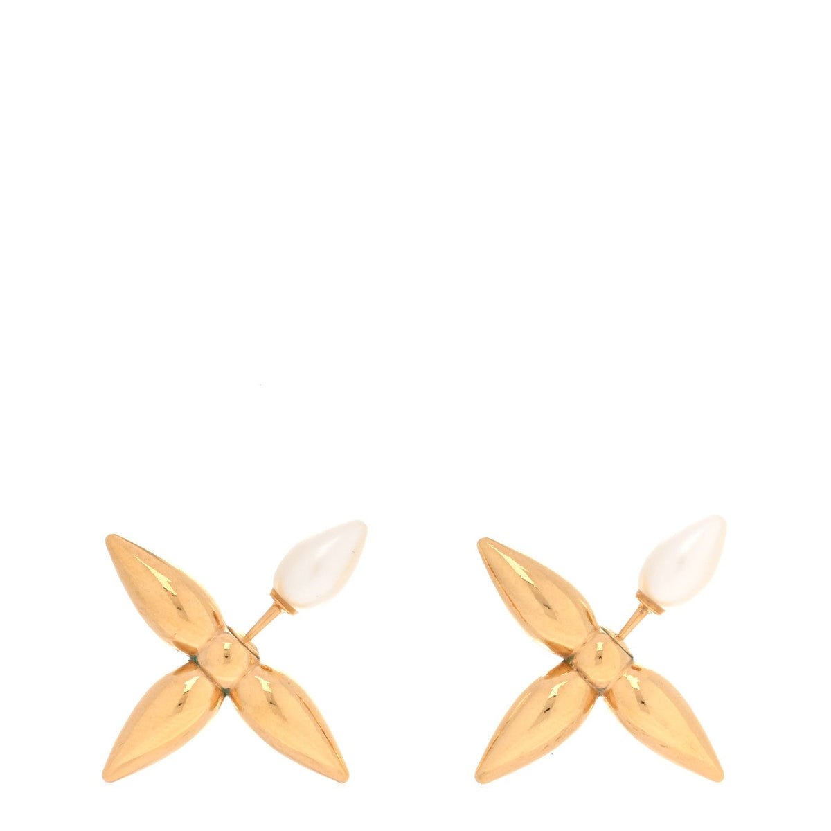 Louis Vuitton Louisette By Night Earrings Gold image 1