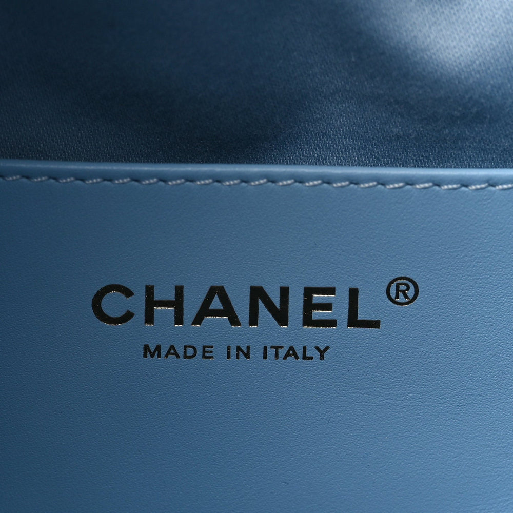 Chanel Washed Denim Quilted Small Chanel 25 Handbag Blue 2026 – PRELOOV