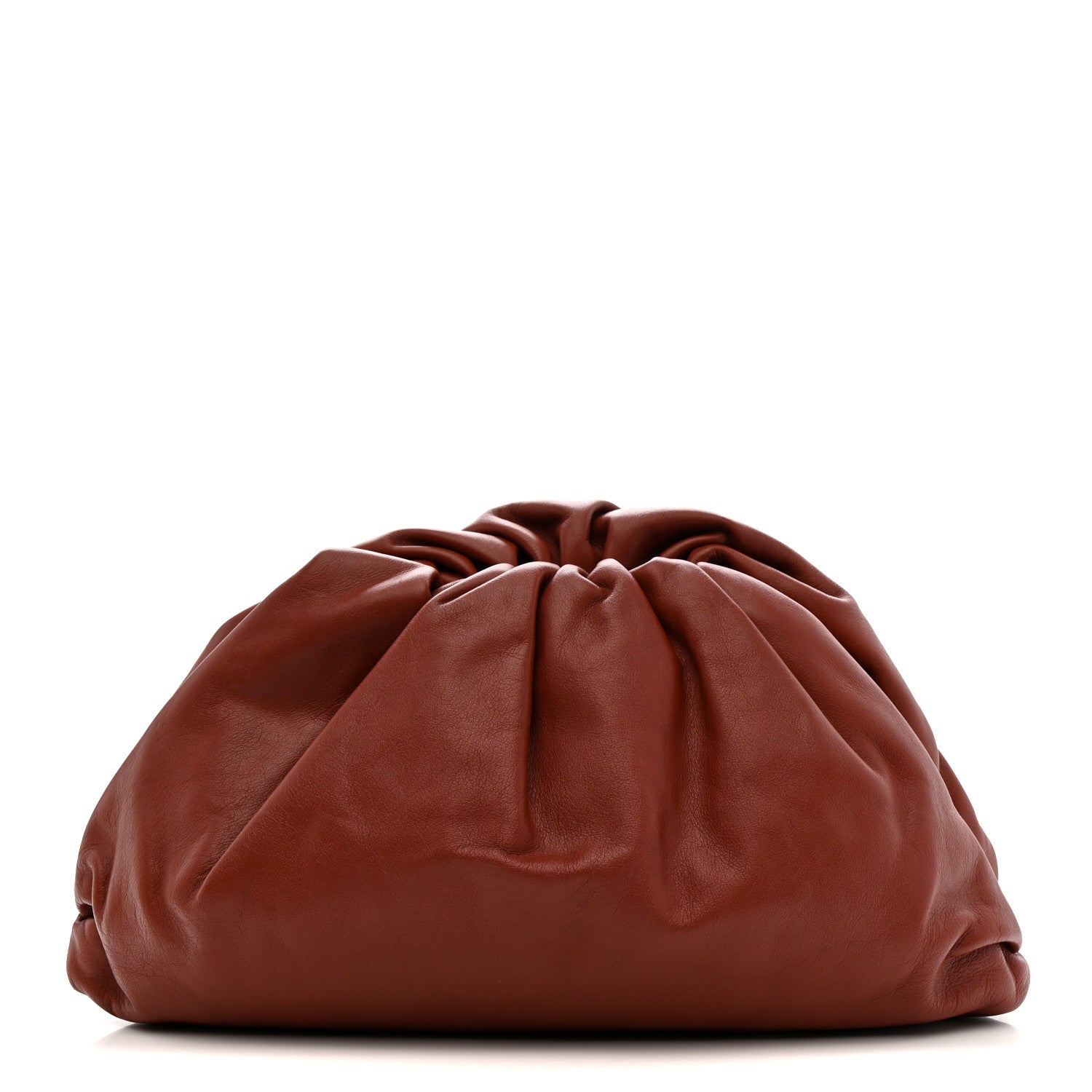 Bottega Veneta Smooth Butter Calf The Pouch Oversized Clutch Bordeaux 2026 PRELOOV foto 1