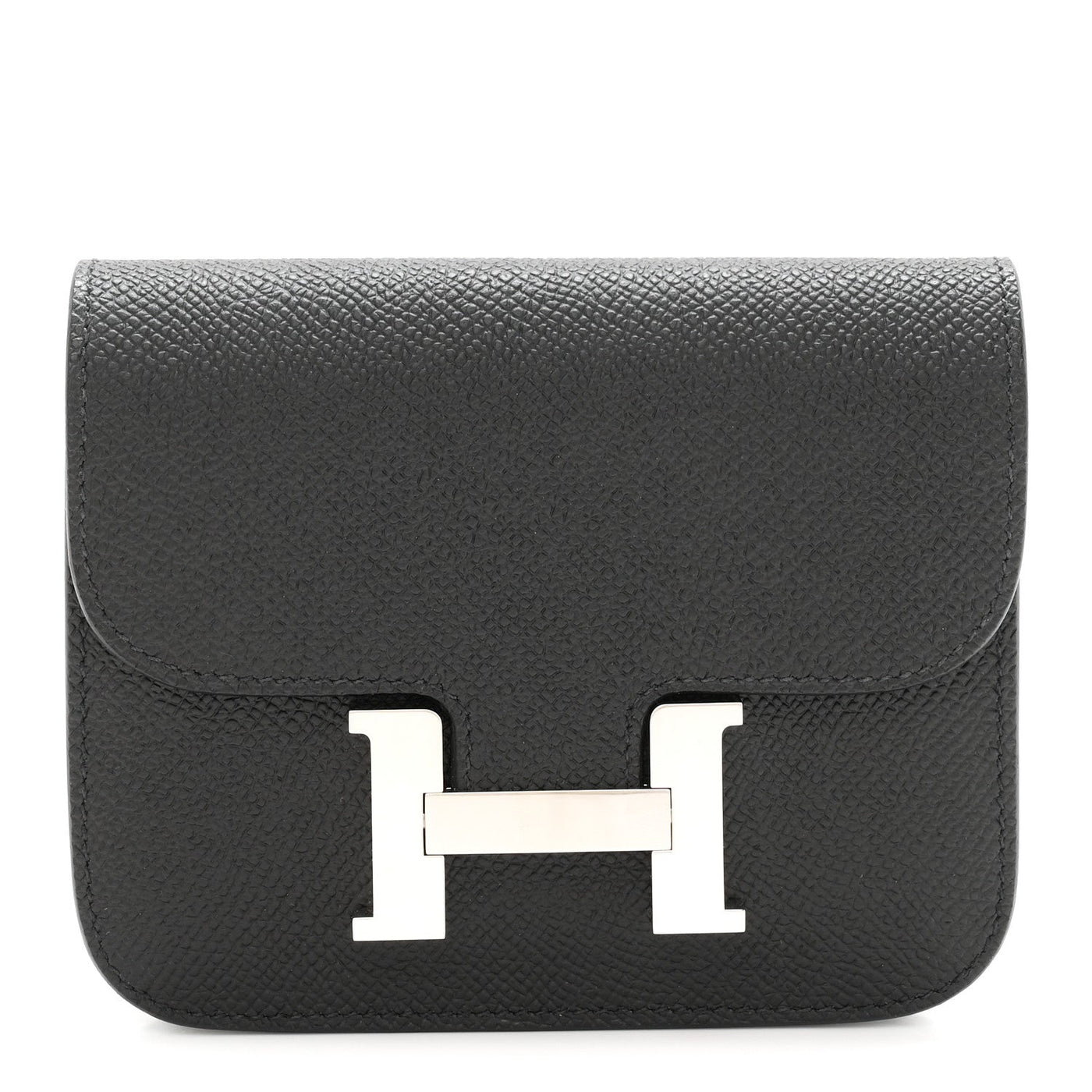 Hermès Epsom Constance Slim Wallet Black 2026 PRELOOV