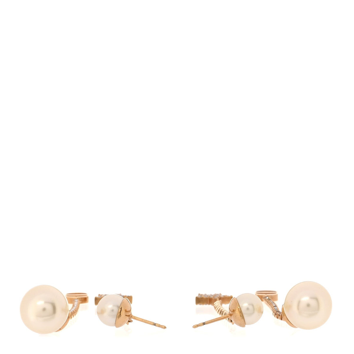 Christian Dior Tribal CD Drop Earrings Gold image 3
