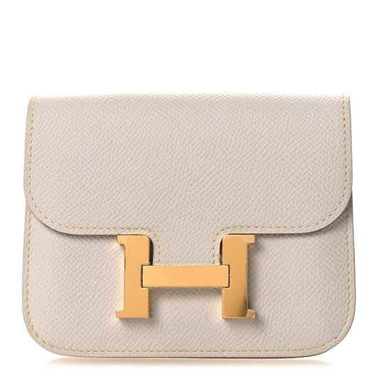 Hermès Constance Slim Wallet Pale Epsom - PRELOOV