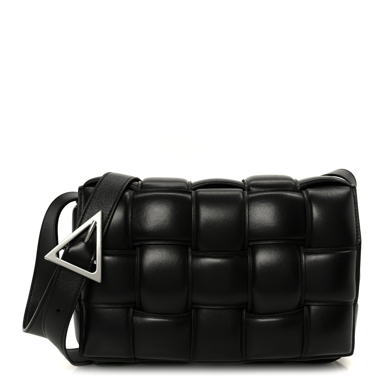 Bottega Veneta Nappa Maxi Intreccio Padded Cassette Crossbody Bag Black 2026 PRELOOV foto 1