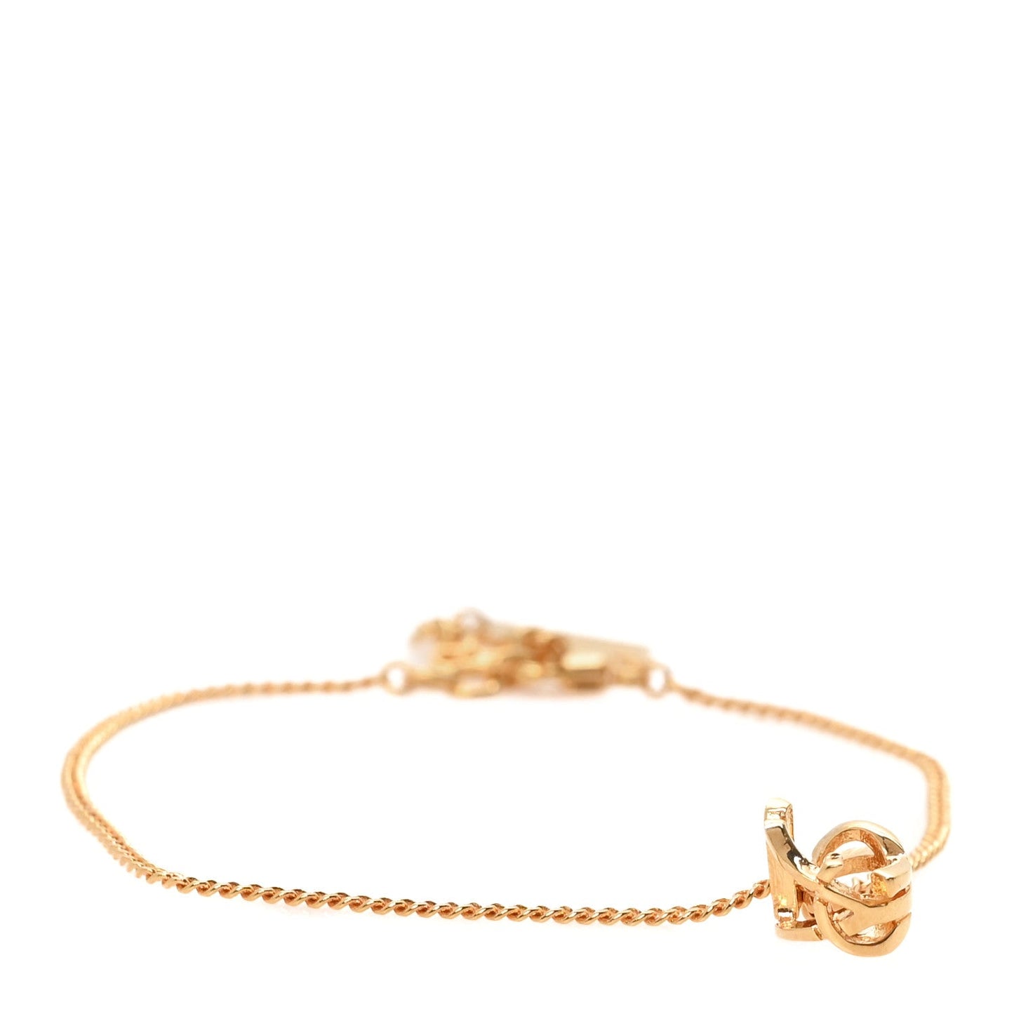 Saint Laurent Monogram Twist Bracelet Gold image 1