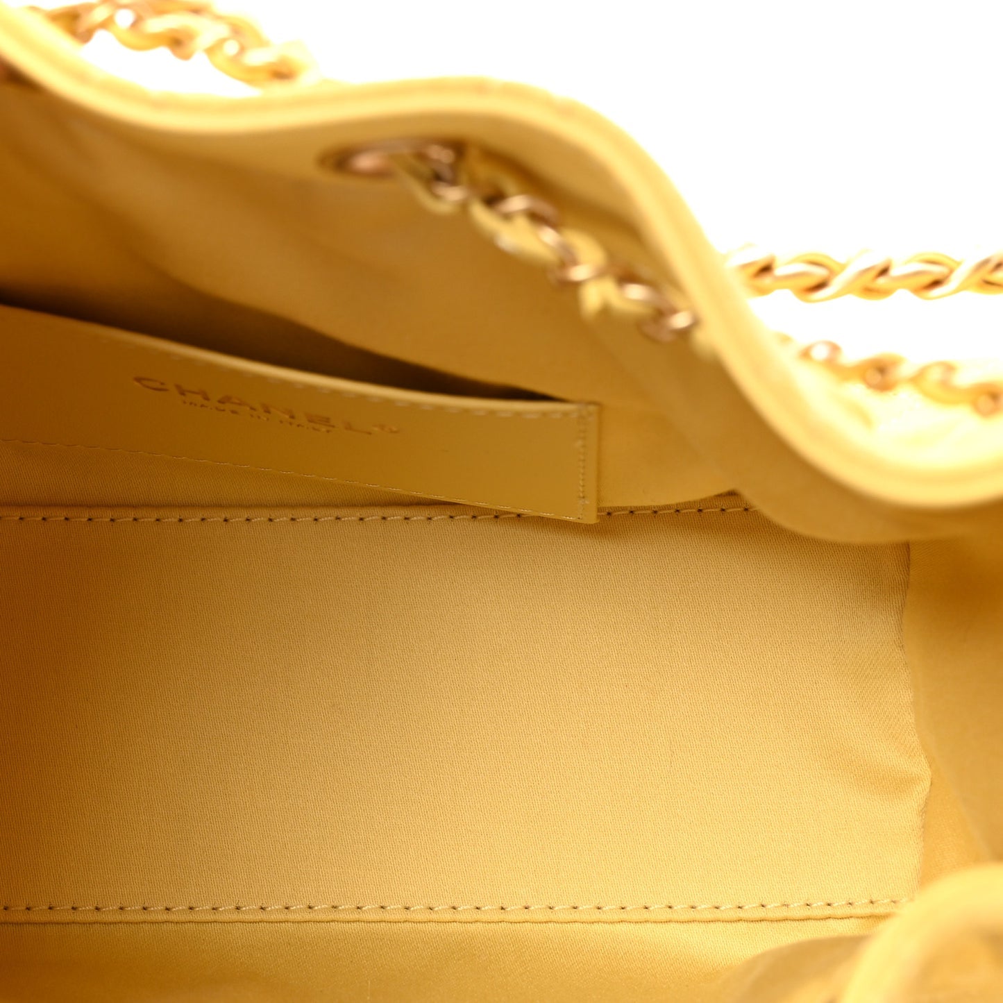 Chanel Suede Quilted Mini Chanel 25 Handbag Yellow 2026 – PRELOOV