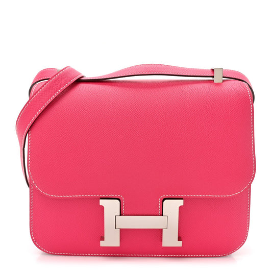 Hermès Epsom Constance 24 Rose Tyrien