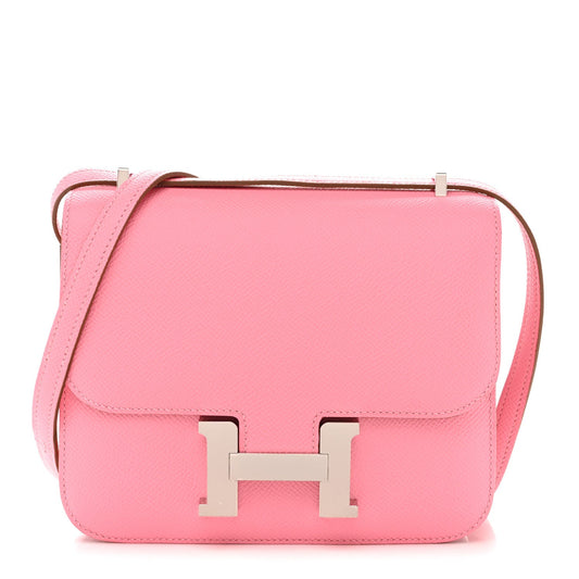 Hermès Epsom Constance 18 Rose Confetti