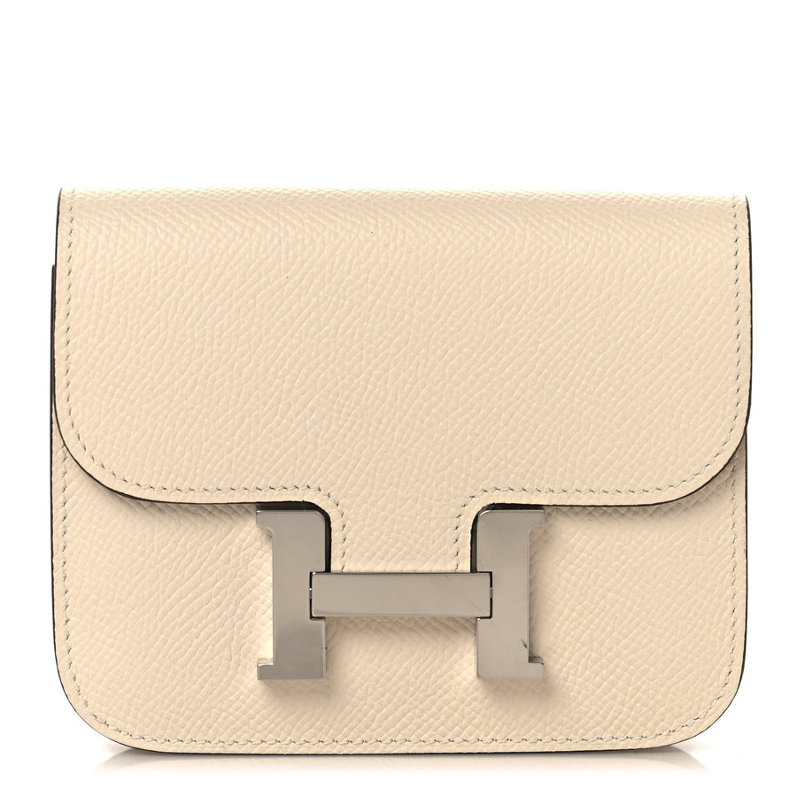 Hermès Epsom Constance Slim Wallet Nata 2026 PRELOOV
