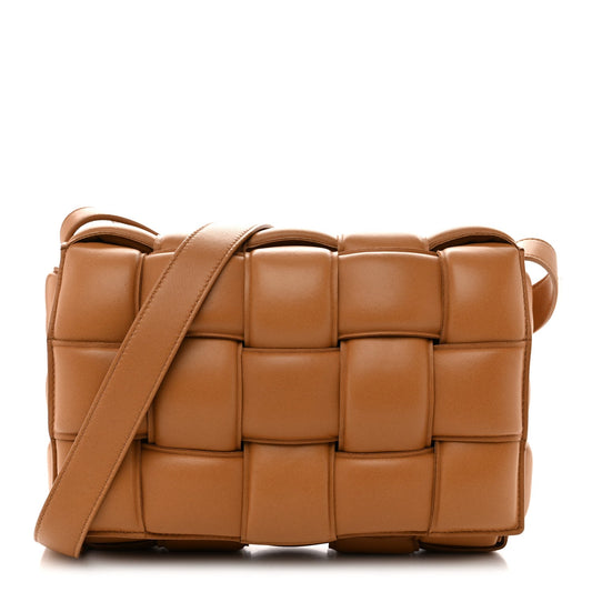 Bottega Veneta Nappa Maxi Intreccio Padded Cassette Crossbody Bag Caramel 2026 PRELOOV foto 1