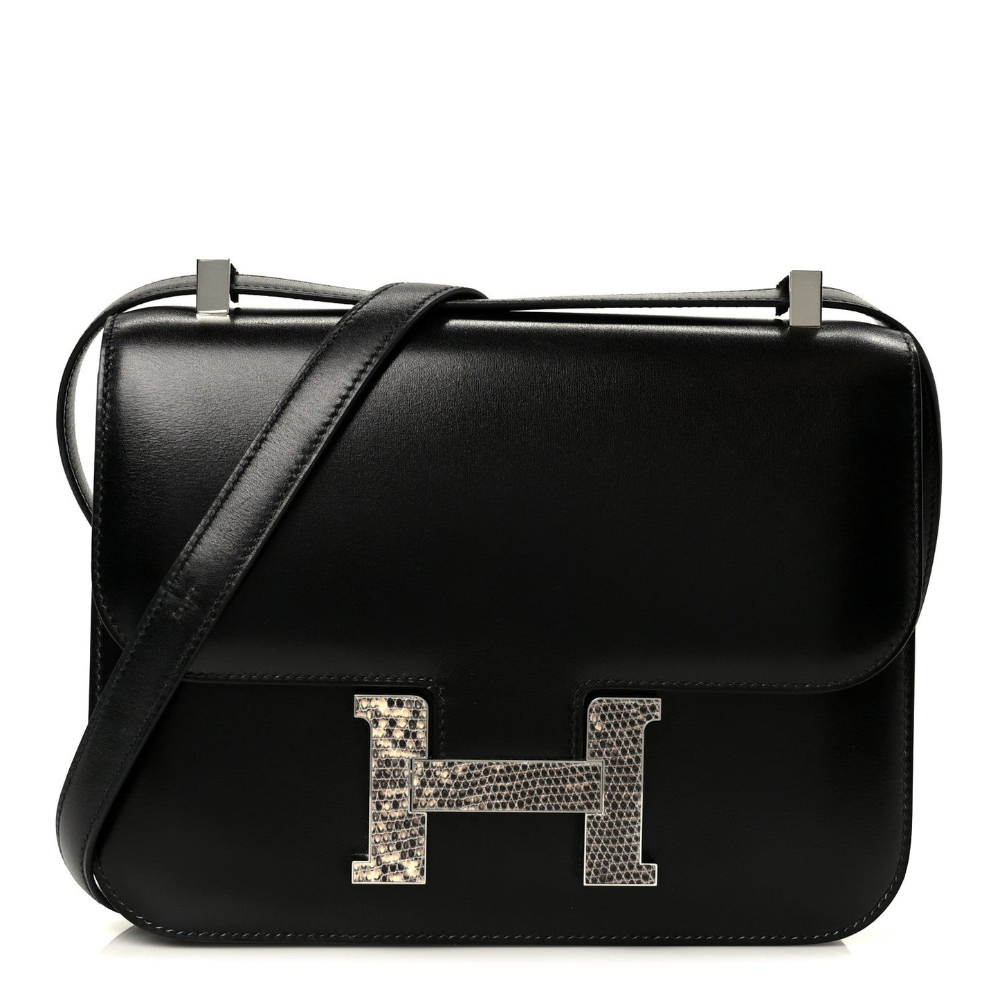 Hermès Box Lizard Constance 1-24 Black Ombre