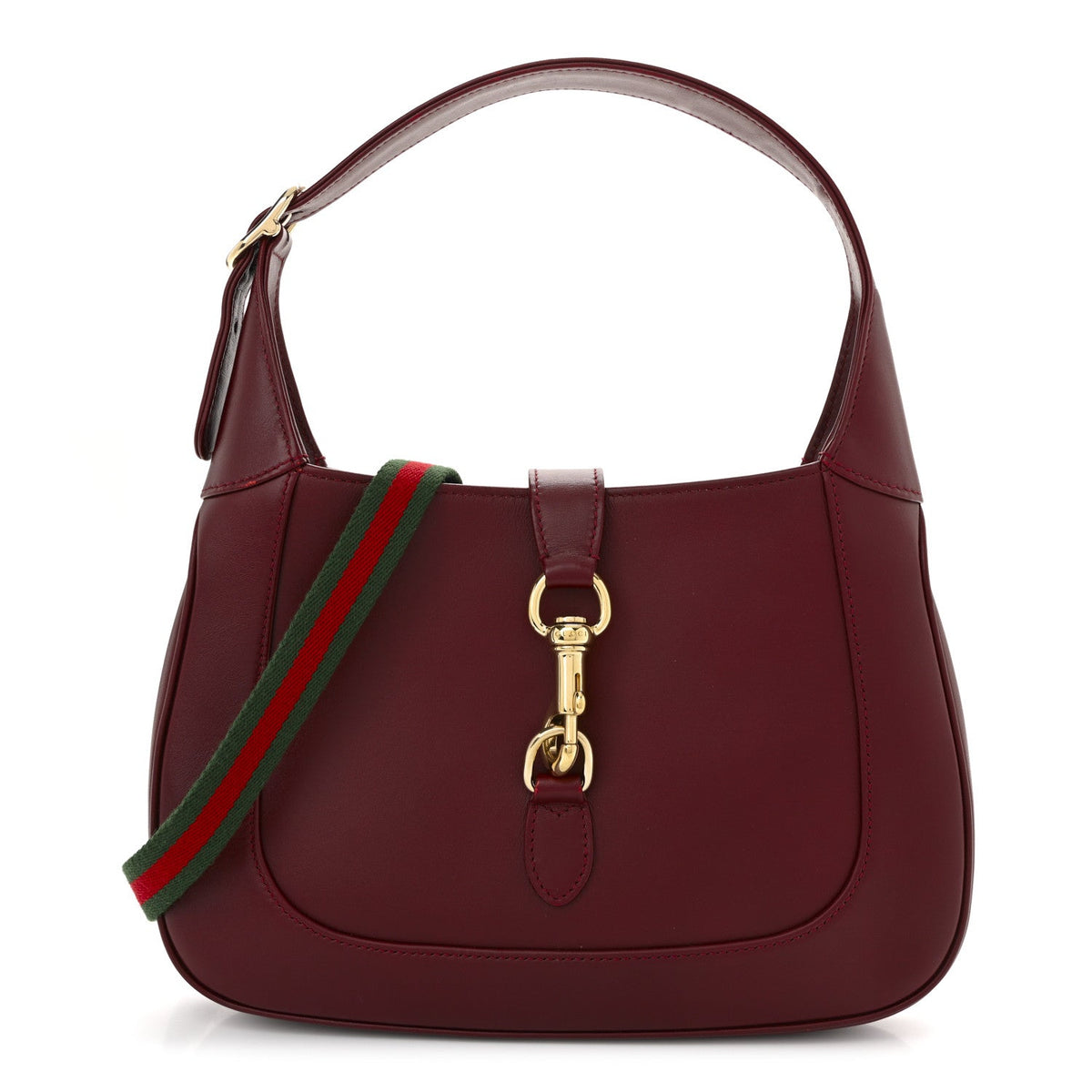 Gucci Jackie Small Shoulder Bag Rosso Ancora Calfskin image 1