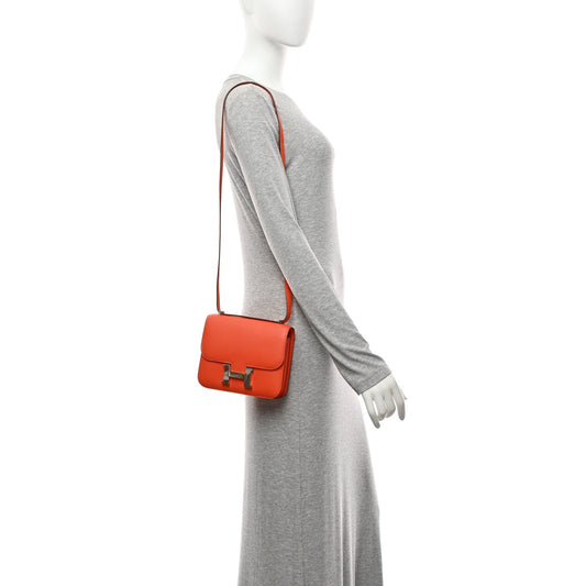 Hermès Swift Constance 18 Capucine foto 2