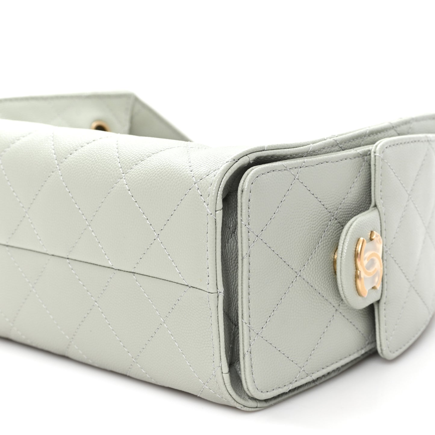 Chanel Caviar Quilted Mini Chanel 25 Handbag Light Green 2026 – PRELOOV