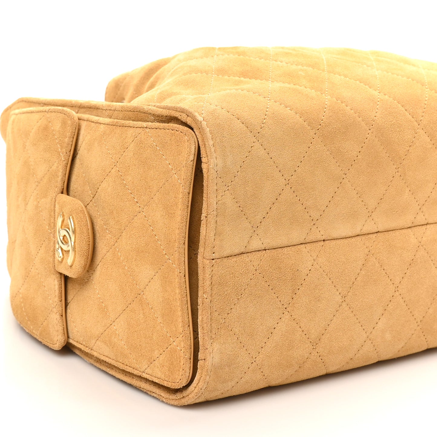 Chanel Suede Quilted Small Chanel 25 Handbag Beige 2026 – PRELOOV