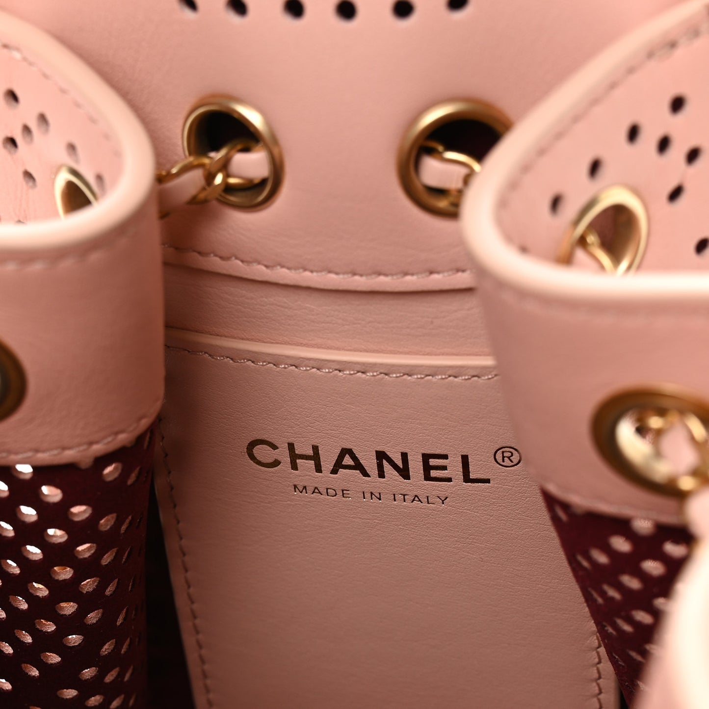 Chanel Perforated Calfskin Quilted Mini Chanel 25 Handbag Light Pink 2026 – PRELOOV