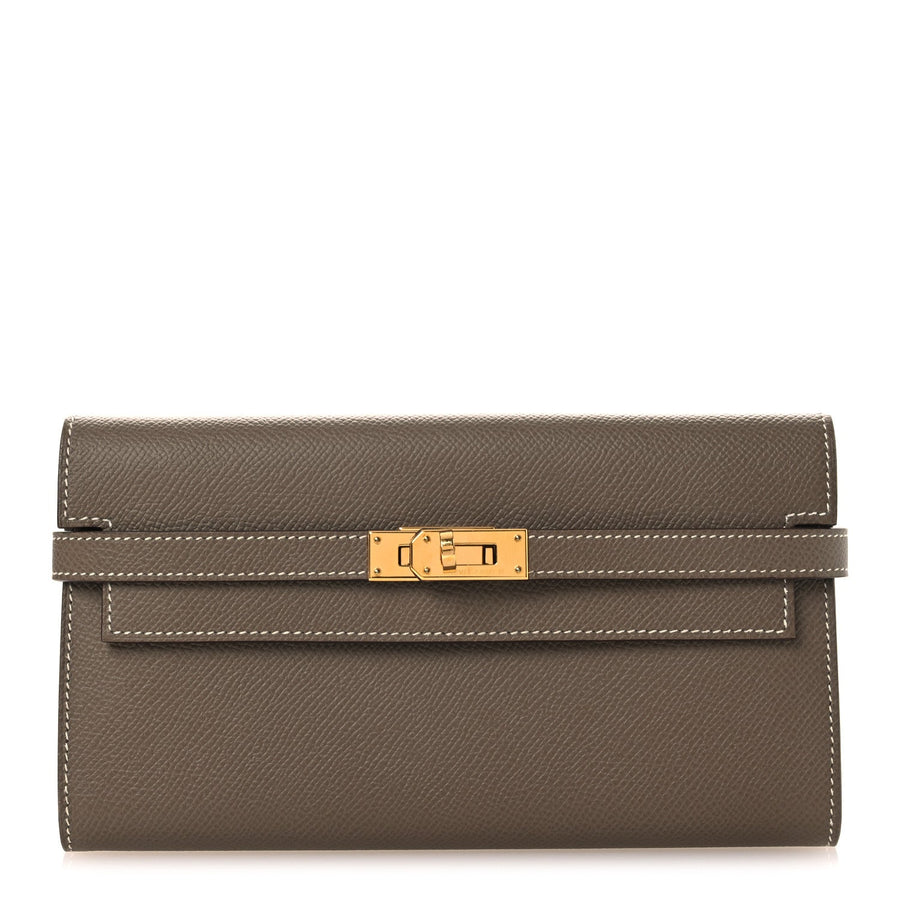 Hermès Epsom Kelly Longue Wallet Etoupe 2026 PRELOOV