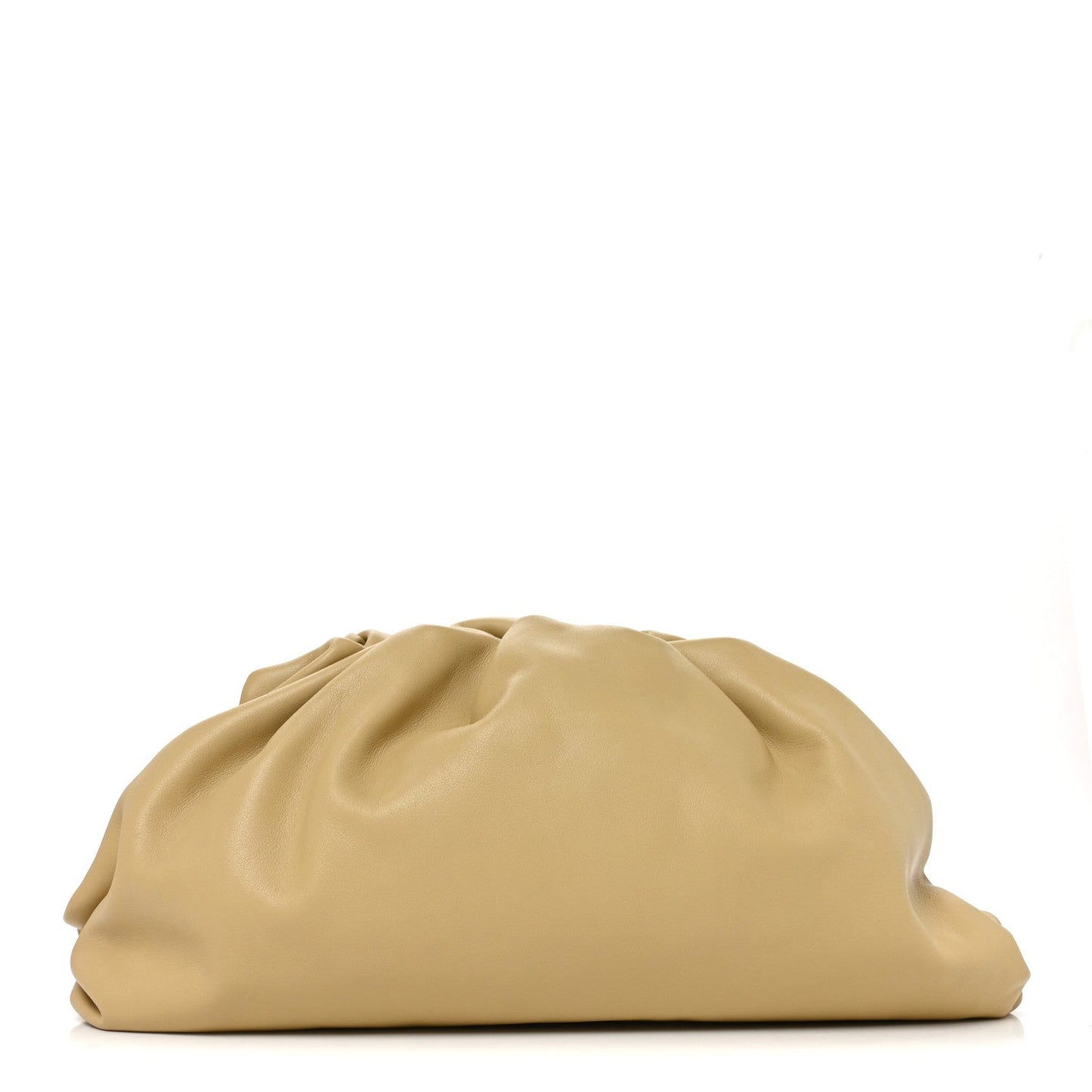 Bottega Veneta Smooth Butter Calf The Pouch Oversized Clutch Tapioca 2026 PRELOOV foto 1